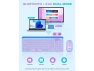 Превью Bluetooth keyboard and mouse combo with tablet holder — Bluetooth Keyboard, SeenDa