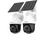 Превью Solar Security Camera System, 2 Pack, 3K/5MP Panoramic PTZ — Security Camera, AOSU