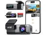Превью 4K Front and 1080P Rear Dash Camera with 64GB Card — Dash Cam, Navycrest