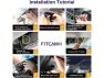 Превью 4K Front and Rear Dash Camera for Toyota Tundra and Sequoia — Dash Cam, Fitcamx