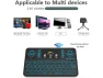 Превью Wireless Keyboard with Touchpad and Colorful Backlighting — Bluetooth Keyboard, Trisvision