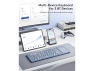 Превью Foldable Bluetooth Keyboard with Touchpad, Blue — Bluetooth Keyboard, Samsers