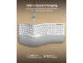 Превью Full-Size Ergonomic Split Keyboard — Bluetooth Keyboard, ProtoArc