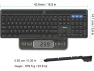 Превью Full-Size Solar Bluetooth Keyboard — Bluetooth Keyboard, Arteck