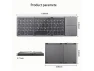 Превью Grey Foldable Bluetooth Keyboard — Bluetooth Keyboard, Guiheng