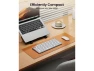 Превью Wireless Keyboard, White Silver — Bluetooth Keyboard, ProtoArc