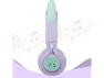 Превью Wireless Headphones, Purple & Green, Cat Ear Design — Wireless Earbuds, Riwbox