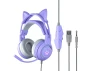 Превью Purple Cat-Ear Headphones — Wireless Earbuds, Gemdeck