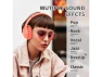 Превью Over-ear Bluetooth headphones, Orange Red — Wireless Earbuds, BERIBES
