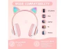 Превью Wireless Bluetooth Headphones with Luminous Cat Ears — Wireless Earbuds, Gemdeck