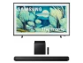 Превью 50-Inch The Frame TV and Soundbar Bundle — Smart TV, Samsung