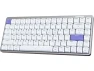 Превью Low-Profile Mechanical Keyboard, White & Purple — Bluetooth Keyboard, EPOMAKER