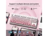 Превью Wireless Mechanical Keyboard, Gradient Pink — Bluetooth Keyboard, TUKO