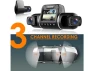 Превью 3-Channel Dash Camera with Wi-Fi, GPS and Night Vision — Dash Cam, censreal