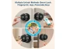 Превью Matte Black Fingerprint Door Knob Lock — Smart Lock, STARWELL