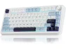 Превью White & Blue Wireless Mechanical Keyboard — Bluetooth Keyboard, AULA