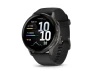 Превью 45 mm GPS smartwatch, Slate with Black Silicone Band — Smart Watch, Garmin