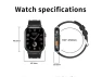 Превью Medium Smartwatch with Link Bracelet — Smart Watch, allentian