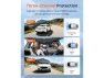 Превью 4K 3-Channel Car Dash Camera with 64GB SD Card — Dash Cam, 70mai