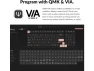 Превью Wireless mechanical keyboard, 96 keys, RGB backlit — Bluetooth Keyboard, Keychron