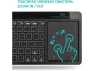 Превью Wireless Keyboard with Touchpad — Bluetooth Keyboard, Rii