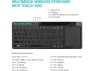 Превью Wireless Keyboard with Touchpad — Bluetooth Keyboard, Rii