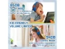 Превью Blue Foldable Over-Ear Kids Headphones — Wireless Earbuds, MIDOLA