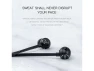 Превью White Wireless Bluetooth Headphones with Magnetic Neckband — Wireless Earbuds, QCY
