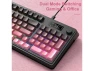 Превью Black Pink Membrane Keyboard — Bluetooth Keyboard, AULA