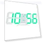 3D Wall Hanging Digital LED Clock with Smart Luminous Memory Function — Clocks, Other
