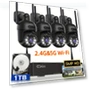 3K Wireless Security System with 4 PTZ Cameras — Smart Home Security