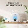 6L Top Fill Humidifier for Large Room, 60H Runtime, Ultra-Quiet Cool Mist — Humidifier, Dreo
