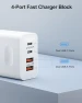40W 4-Port USB C Wall Charger Block - Fast Charging Dual USBC Power Adapter, SHENZHEN OFSPOWER ELECTRONIC TECHNOLOGY CO., LTD.