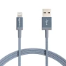 Durable 2-Pack USB-A to Lightning Charger Cable, Nylon Braided, MFi Certified, Amazon Basics
