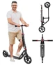 Folding Adjustable Adult Scooter with Big Wheels, LEEYV