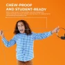 DropTech On-Ear Wired Headphones for Kids - 10 Pack, Gumdrop Cases
