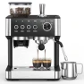 20 Bar Espresso Machine with Built-in Grinder and Milk Frother — Coffee Maker, Electactic
