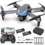 Mini Drone with Camera 1080P HD, Foldable RC Quadcopter for Adults and Kids — Drone, Wipkviey