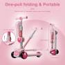 2-in-1 Scooters Kids 3 Wheel Kick Scooter, Keamaidy