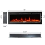 Electric Fireplace Insert, CharaVector