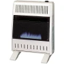 Ventless Natural Gas Blue Flame Space Heater with Thermostat Control, ProCom