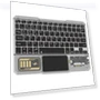 Transparent Wireless Bluetooth Keyboard with Touchpad — Keyboards, Other