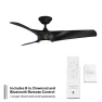 Smart Indoor and Outdoor 3-Blade Ceiling Fan with Adjustable LED Light Kit, Modern Forms
