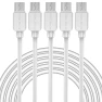 Micro USB Cable (5-Pack, 6FT), SMALLElectric