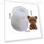 Cartoon Milk Tea Coffee Bear Ice Cube Silicone Mold — Ice Cube Molds & Trays