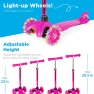 Kids Mini Kick Scooter with Light-Up Wheels, Best Choice Products