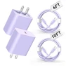 Fast Charging Cable and Wall Charger Kit, Riofxqin