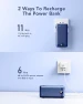 Portable Charger with Built-in Wall Plug and Cables — Power Bank, VRURC