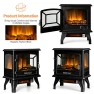 Electric Fireplace Stove, COSTWAY