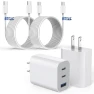 Fast Charging 3-Port USB C Charger Block with 10FT Cable, Shenzhen Jiaxingyuan Technology Co., Ltd.